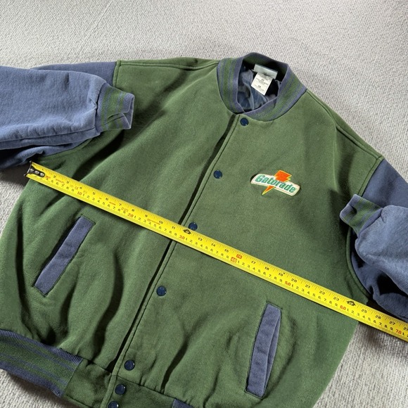 Vintage Gatorade Varsity Letterman Rare Jacket Fincorp XL Gym Sports - Picture 8 of 9
